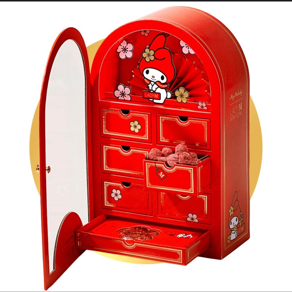 My Melody Lady N New York By Sanrio 2002 Keepsake Treasure Box Hello Kitty RARE